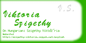 viktoria szigethy business card